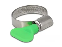Delock Schlauchschelle 22-32 mm, Grün 10 Stück - Produkttyp: Schlauchschelle - Material: Edelstahl