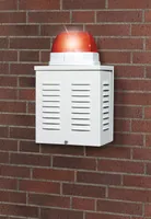 ABUS SG1650 sirena Sirena cablata Bianco, Rosso