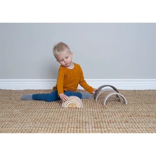 JABADABADO Stapelspiel Regenbogen W7223 Nature Line