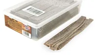 King Regal Gummibonbons Sour Strips Cola 150 Stück - Produkttyp: Gummibonbons - Nährwertangabe pro: 100 g - Energiegehalt (in kj): 358 KJ - Energiegehalt (in kcal): 1425 Kcal - Fett: 3 g - Davon gesättigte Fettsäuren: 2.7 g