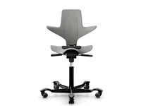 HÅG Bürostuhl Capisco Puls 8010 Tonerde - Produkttyp: Bürostuhl - Material Bezug: Polyester - Armlehnen: Nein - Material Fuss: Aluminium - Rückenart: Kunststoffrücken - Rollenart: Universalrollen