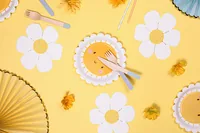 PartyDeco SPK36 paper napkins White, Yellow 12 pc(s)