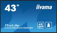 iiyama Public Display ProLite LH4365UHSB-B1 42.5 - Bildschirmdiagonale: 42.5  - Auflösung: 3840 x 2160 (Ultra HD 4K) - Bildschirmhelligkeit: 800 cd/m² - Seitenverhältnis Bildschirm: 16:9 - Betriebsdauer im Dauerbetrieb: 24/7 - Schnittstellen: RJ-45 (LAN) 