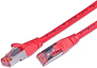 Wirewin Patchkabel RJ-45 - RJ-45, Cat 6, S/FTP, 0.5 m, Rot - Detailfarbe: Rot - Form: Rund - Verpackungseinheit: 1 Stück - Zusatzfunktionen: Längenaufdruck auf Stecker - Mit Klinkenschutz - Länge: 0.5 m - Produkttyp: Patchkabel
