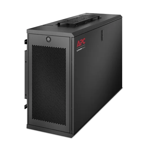 APC Wandschrank AR106VI 19 / 6HE / Schwarz - Produkttyp: Wandgehäuse - 10/19 Rack: 19 - Höheneinheiten: 6HE - Schallgedämpft: Nein - Einbautiefe: 762 mm - Tiefe (Aussenmass): 968 mm