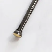 spirella Duschvorhangstange Kreta 75/125 x 2.1 cm, Schwarz - Breite: 75 cm - 125 cm - Höhe: 2.1 cm - Detailfarbe: Schwarz - Produkttyp: Duschvorhangstange - Detailmaterial: Aluminium - Grundmaterial: Metall