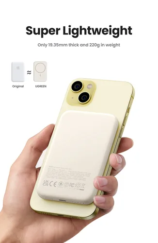 Ugreen 25208 power bank 10000 mAh Wireless charging Beige