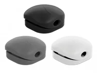 Delock Kabel-Clip 5 mm, 3x2 Stück, weiss, grau, schwarz - Produkttyp: Kabel-Clip - Ausstattung Kabelmanagement: Set - Selbstklebend - Verpackungseinheit: 6 Stück - Material: Acrylnitril-Butadien-Styrol (ABS) - Detailfarbe: Grau - Schwarz - Weiss