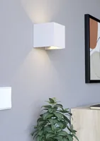 EGLO Leuchten Akku-Aussenwandleuchte RINCINE LED Weiss - Betriebsart: Akkubetrieb - USB - Smart Home: Nicht kompatibel - Dimmbar: dimmbar - Produkttyp: Akku-Leuchte - Outdoor Wandleuchte - Wandleuchte - Lichtsensor (Dämmerung): Keine Angaben - Timerfunkti