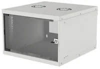 INTELLINET Wandverteiler 19 6 HE 540x400 Flatpack grau