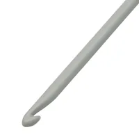 Prym Häkelnadel für Wolle Ø 6 mm x 14 cm, Grau - Material: Kunststoff - Produkttyp: Häkelnadel