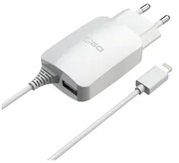 2GO Ladegerät 12W Lightning 1x USB, Kabel 1,4m, weiß
