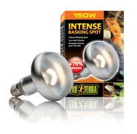 Exo Terra Terrarienlampe Intense Basking Spot E27, R30/150W - Lampensockel: E27 - Lichtfarbe: Warmweiss (WW) - Gesamtleistung: 150 W - Lampentyp: UV-Lampe - Wärmelampe - Benötigt Vorschaltgerät: Nein - UV-Strahlung: UVA