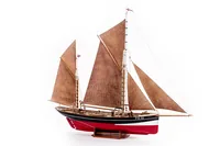 Billing Boats Bausatz FD 10 Yawl 1:50 - Level: 3 - Ausführung: Zivil - Set: Nein - Massstab: 1:50 - Tiefe: 700 mm - Altersempfehlung ab: 14 Jahren