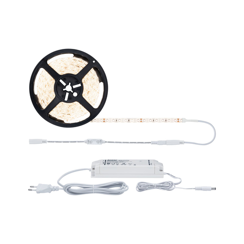 Paulmann LED-Stripe SimpLED Power 3000 K, 5 m Set - Lampensockel: LED fest verbaut - Aussenanwendung: Nein - Inklusive Netzteil: Ja - Dimmbar: dimmbar - Set: Ja - Länge: 5 m