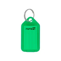 Robert Rieffel Schlüsselanhänger KeyTag 100 Stück, Grün - Motiv: Ohne Motiv - Detailfarbe: Grün