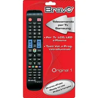 BRAVO Ersatz-Fernbedienung Bravo ORIGINAL 1 Samsung - Typ: Gerätespezifisch - Anzahl steuerbare Geräte: 1 × - Übertragungsart: Infrarot - Kompatible Hersteller Multimedia: Samsung - Einrichtung: Selbsteinrichtend - Eigenschaften: Keine weiteren Eigenschaf