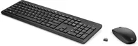 HP 235 Wireless Mouse and Keyboard Combo clavier Souris incluse Bureau RF sans fil Noir