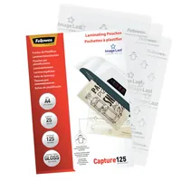 FELLOWES Laminiertasche A4 5396301 glanz, 125my 25 Stk