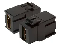 EFB Keystone Einbauadapter HDMI A - A, schwarz