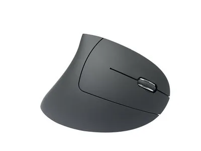 MediaRange Maus Wireless ergonomische Rechtshänder, schwarz