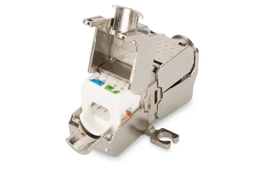 CAT6A FIELD TERMINATION COUPLER 500 MHZ SHIELDED 26X35X80MM