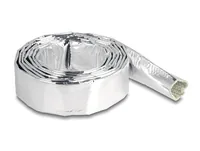 Delock Kabelschlauch aus Glasfasergeflecht / Alu 2 m x 20 mm Silber - Detailfarbe: Silber - Breite: 20 mm - Länge: 2 m - Produkttyp: Kabelschlauch - Ausstattung Kabelmanagement: Reflektierend - Verpackungseinheit: 1 Stück