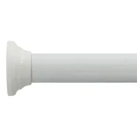 spirella Duschvorhangstange Kreta 125/220 x 3.5 cm, Weiss - Produkttyp: Duschvorhangstange - Detailfarbe: Weiss - Breite: 125 cm - 220 cm - Höhe: 3.5 cm - Detailmaterial: Aluminium - Grundmaterial: Metall
