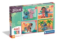 Clementoni Puzzle Stitch 4-in-1 - Motiv: Märchen / Fantasy - Altersempfehlung ab: 3 Jahren - Tiefe: 14 cm - Eigenschaften: Keine Eigenschaft - Zertifikate: Keine Zertifizierung - Breite: 19 cm