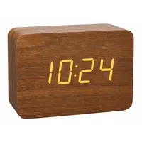 TFA 60.2549.08 CLOCCO Funkwecker Holz-Optik braun