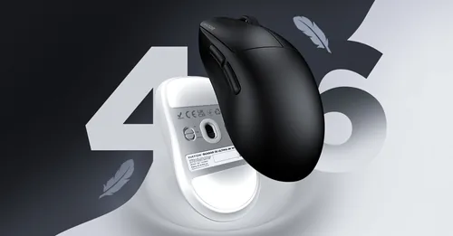 HATOR Quasar 3S Ultima 8K Wireless (HTM660) Black mouse Right-hand RF Wireless + Bluetooth + USB Type-C 30000 DPI