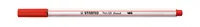 STABILO Pen 68 brush felt pen Medium Red 1 pc(s)