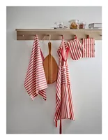 Södahl Topflappen Harmony, 15 x 23 cm, Rot, 2 Stück - Material: Recycling Baumwolle - Recycling Polyester - Detailfarbe: Rot