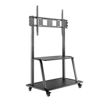 Logilink TV-Ständer Rollen höhenverst.60-105"",150kg 2Pakete Speditionsversand