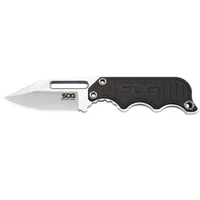 SOG Messer Instinct Mini G10 - Typ: Survivalmesser - Funktionen: Messer - Klingenlänge: 48 mm - Nachhaltigkeit: Nicht angegeben - Zusammenklappbar: Nein - Farbe: Schwarz