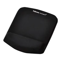 Fellowes Workplace Ergonomische Mausmatte PlushTouch Schwarz - Tiefe: 238.1 mm - Breite: 184.2 mm - Detailfarbe: Schwarz - Form: Eckig - Höhe: 25.4 mm - Handgelenkauflage: Ja