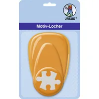 URSUS Motivstanzer Puzzle mittel, 2.54 cm - Durchmesser: 2.54 cm - Motiv: Puzzle