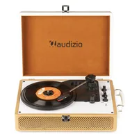 Audizio Plattenspieler mit Bluetooth RP119G Gold - Detailfarbe: Gold - Plattenspieler Antriebsart: Riemenantrieb - Platte Geschwindigkeit: 45 U/min - 33? U/min - 78 U/min - Tonabnehmer: Dabei - Tonarm: J-Form - Anwender: HiFi