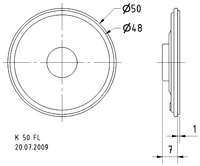 Visaton VS-K50FL-16