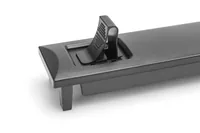 1U BLANK PANEL SNAP-IN BLACK