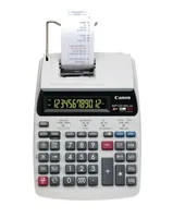 Canon Bürorechner MP120-MG mit Druckfunktion - Stromversorgung: Netzbetrieb - Typ: Bürorechner - Detailfarbe: Weiss - Displaytyp: LCD - Anzahl Zeilen: 1 × - Anzahl Stellen: 12 ×