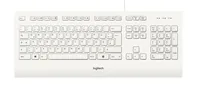 Logitech K280e - Tastatur - USB - Deutsch - weiß