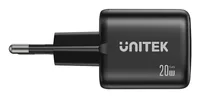 UNITEK 2x GAN 20W mains charger, black