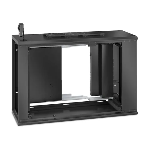 APC Wandschrank AR106VI 19 / 6HE / Schwarz - Produkttyp: Wandgehäuse - 10/19 Rack: 19 - Höheneinheiten: 6HE - Schallgedämpft: Nein - Einbautiefe: 762 mm - Tiefe (Aussenmass): 968 mm