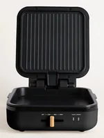 Create Waffeleisen Stone Studio Pro - 180° Schwarz - Leistung: 1400 W - Anzahl pro Durchgang: 1 - Motiv: Liniert