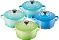 Le Creuset MINI-COCOTTE 4ER-SET MEERESBRISE