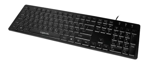 LogiLink ID0138 keyboard Universal USB German Black