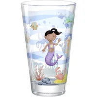 Leonardo Kindertrinkglas Avventura 300 ml, 6 Stück, Meer - Art: Kindertrinkglas - Materialtyp: Glas - Material: Kalk-Natron-Glas - Eigenschaften: Keine Eigenschaft - Detailfarbe: Hellblau - Transparent - Lila - Spülmaschinenfest: Ja