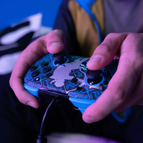 PDP Rematch Wired Controller 500-134-SKSG NSW,Shoot,Glow in the Dark