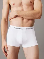 Calvin Klein Wäsche 3P Low Rise Trunk Weiss, XS - Farbe: Weiss - Detailfarbe: Weiss - Material: Baumwolle - Elasthan - Zielgruppe: Herren - Altersgruppe: Erwachsene - Produkttyp: Shorts